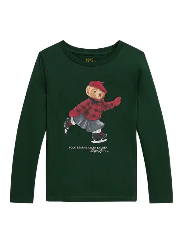 Polo Ralph Lauren Polo Ralph Lauren Majica 312P00435500 Zelena Regular Fit