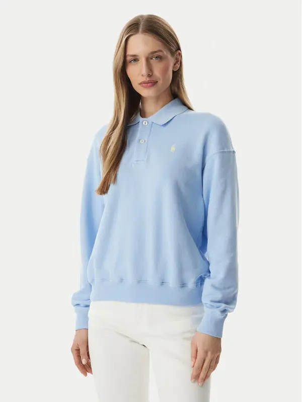 Polo Ralph Lauren Polo Ralph Lauren Majica dugih rukava 211965097500 Svijetlo plava Relaxed Fit