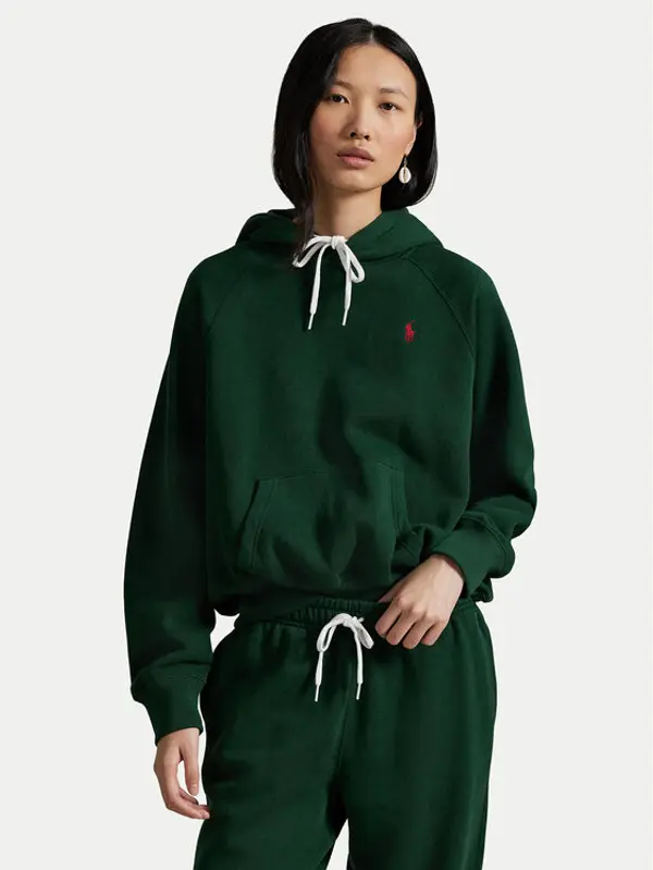 Polo Ralph Lauren Polo Ralph Lauren Majica dugih rukava 211971698005 Zelena Relaxed Fit