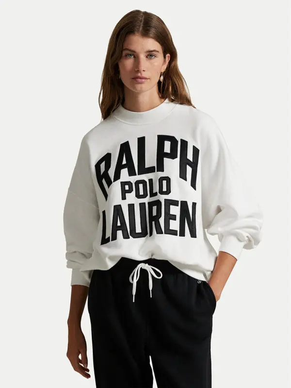 Polo Ralph Lauren Polo Ralph Lauren Majica dugih rukava 211978147001 Bijela Relaxed Fit
