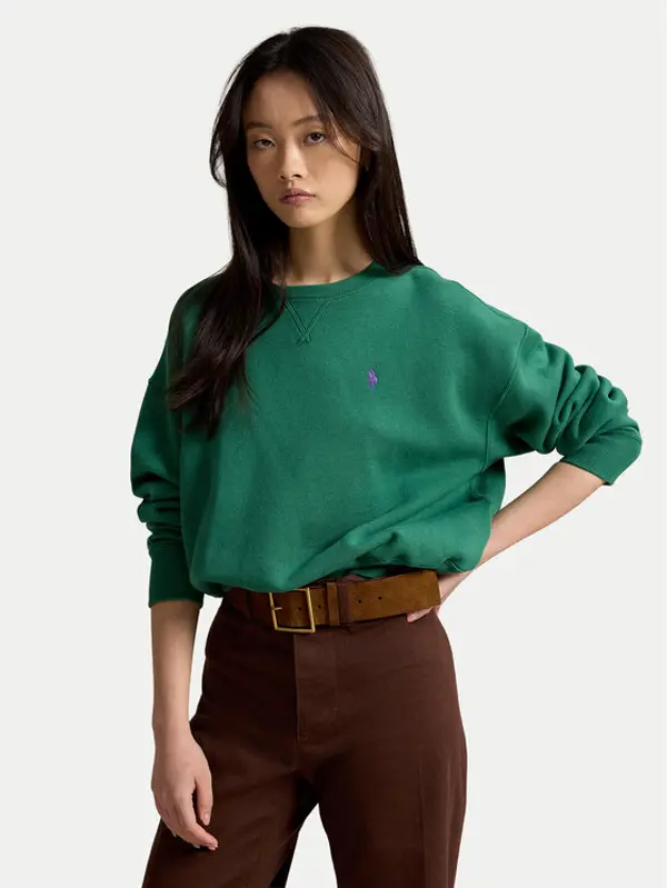 Polo Ralph Lauren Polo Ralph Lauren Majica dugih rukava 211978306515 Zelena Regular Fit