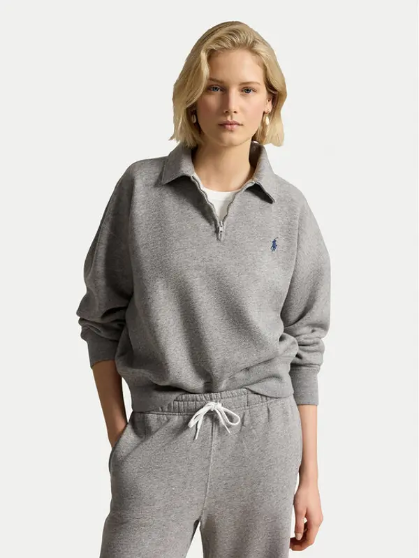 Polo Ralph Lauren Polo Ralph Lauren Majica dugih rukava 211B18685004 Siva Regular Fit
