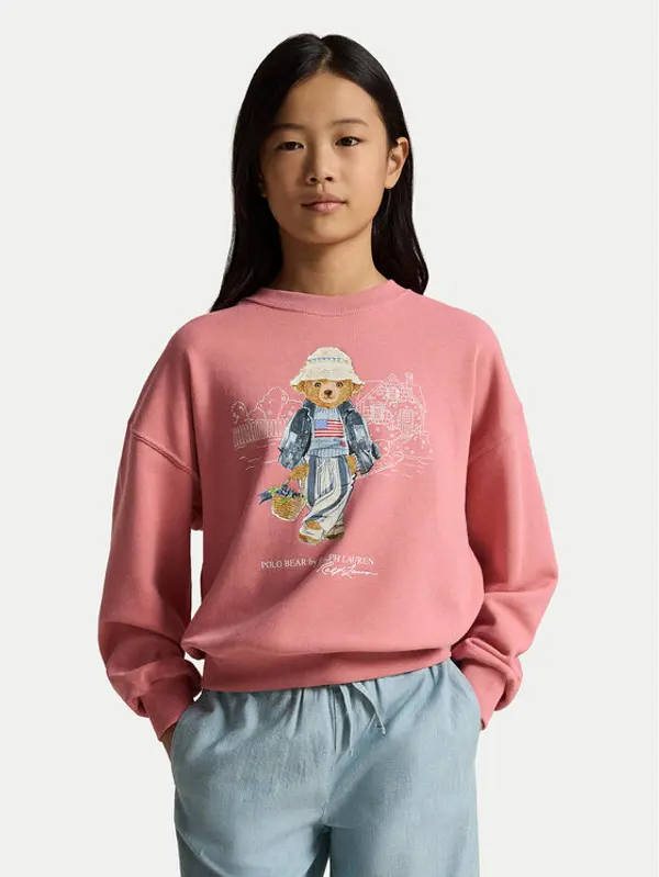 Polo Ralph Lauren Polo Ralph Lauren Majica dugih rukava 313A11783002 Ružičasta Regular Fit