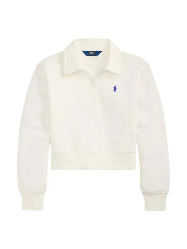 Polo Ralph Lauren Polo Ralph Lauren Majica dugih rukava 313A96083003 Bijela Boxy Fit