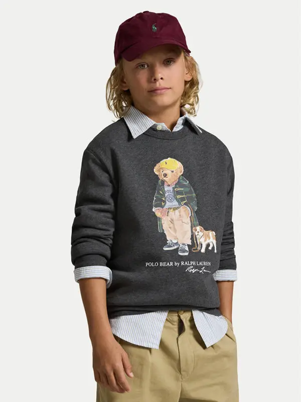 Polo Ralph Lauren Polo Ralph Lauren Majica dugih rukava 323979490001 Siva Regular Fit