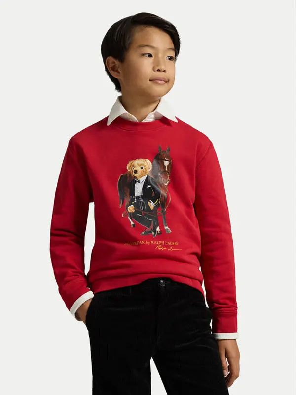 Polo Ralph Lauren Polo Ralph Lauren Majica dugih rukava 323A10261001 Crvena Regular Fit