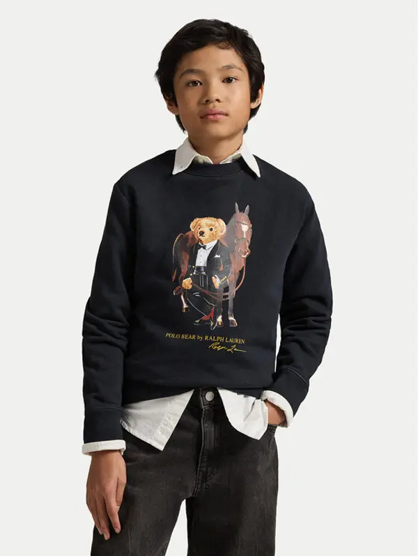 Polo Ralph Lauren Polo Ralph Lauren Majica dugih rukava 323A10261002 Crna Regular Fit