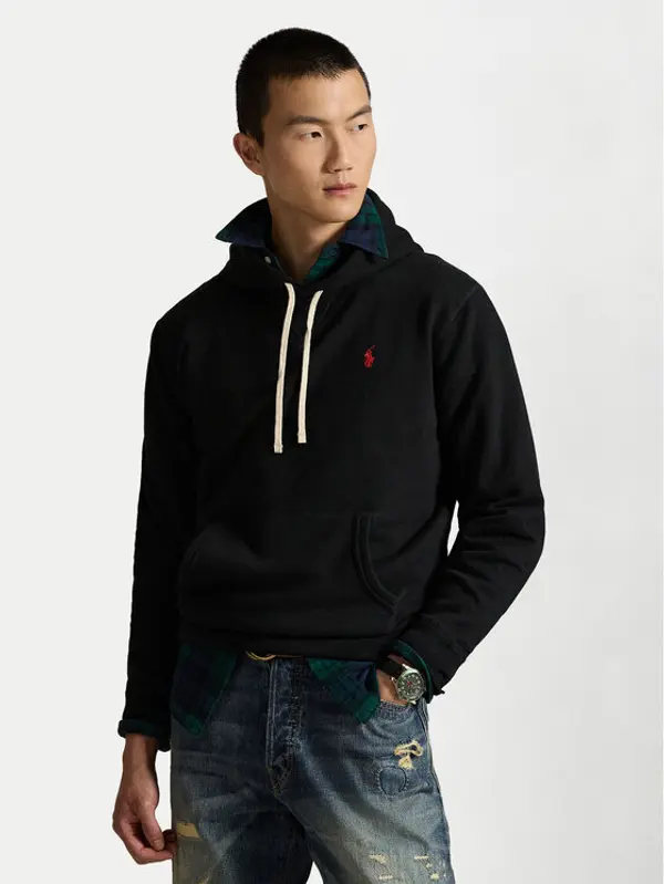 Polo Ralph Lauren Polo Ralph Lauren Majica dugih rukava 710766778008 Crna Regular Fit