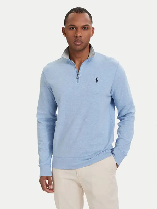 Polo Ralph Lauren Polo Ralph Lauren Majica dugih rukava 710812963005 Svijetlo plava Regular Fit