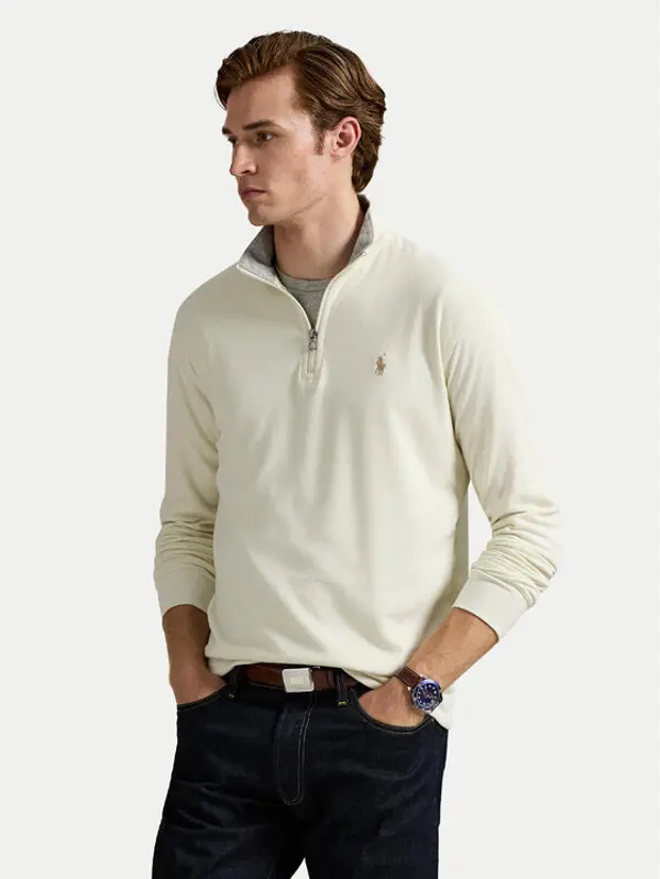 Polo Ralph Lauren Polo Ralph Lauren Majica dugih rukava 710812963057 Écru Regular Fit