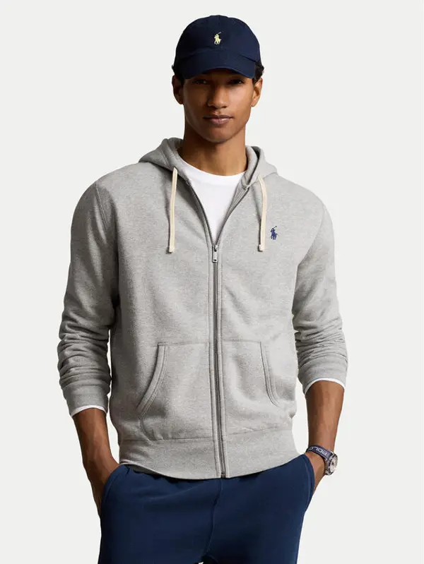 Polo Ralph Lauren Polo Ralph Lauren Majica dugih rukava 710813297002 Siva Regular Fit