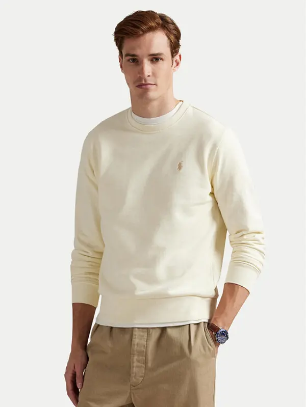 Polo Ralph Lauren Polo Ralph Lauren Majica dugih rukava 710916689003 Écru Regular Fit