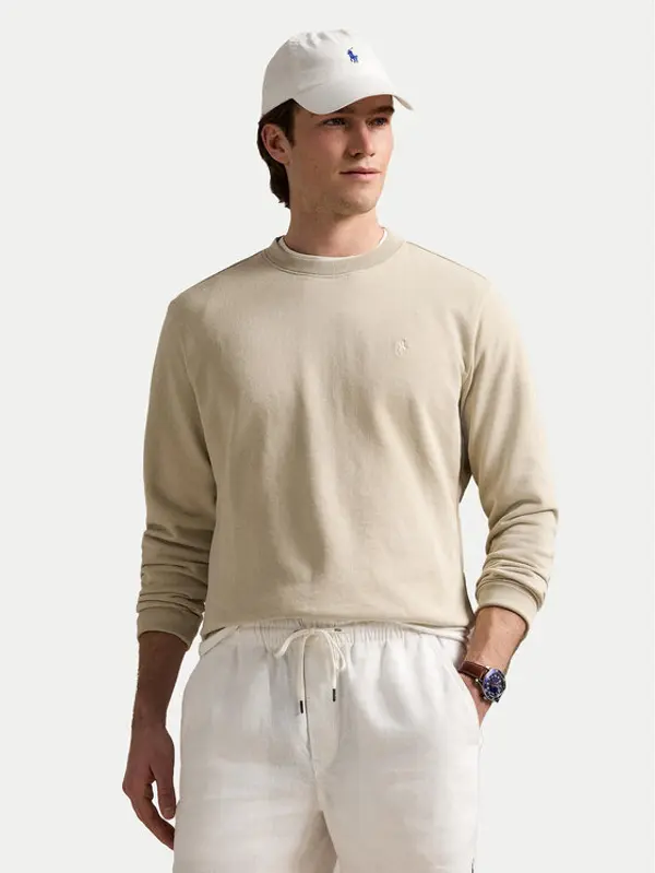 Polo Ralph Lauren Polo Ralph Lauren Majica dugih rukava 710916689025 Bež Regular Fit
