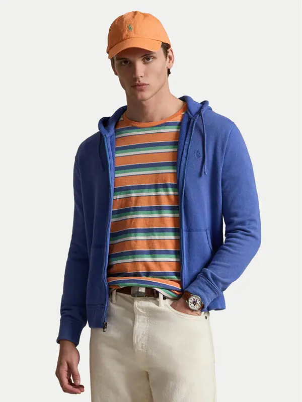 Polo Ralph Lauren Polo Ralph Lauren Majica dugih rukava 710A12480003 Plava Regular Fit