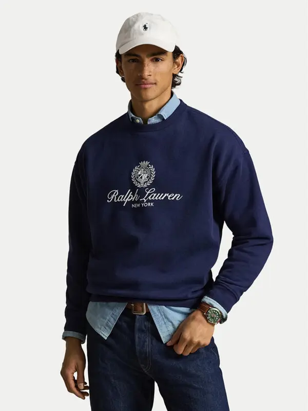 Polo Ralph Lauren Polo Ralph Lauren Majica dugih rukava 710A13264002 Tamnoplava Relaxed Fit