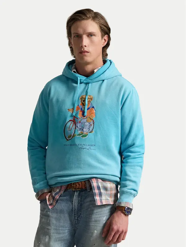 Polo Ralph Lauren Polo Ralph Lauren Majica dugih rukava 710B14624001 Plava Regular Fit