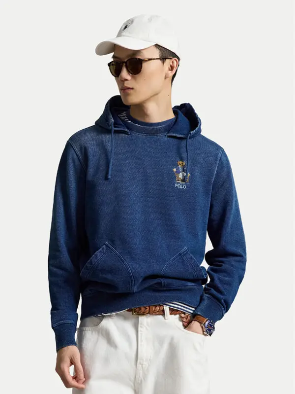 Polo Ralph Lauren Polo Ralph Lauren Majica dugih rukava 710B18563001 Tamnoplava Regular Fit