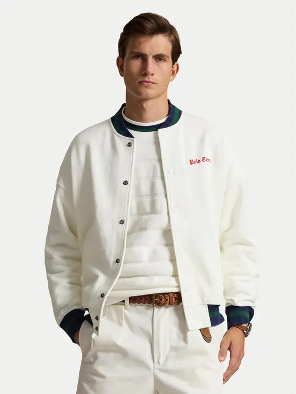 Polo Ralph Lauren Polo Ralph Lauren Majica dugih rukava 710B19233001 Bijela Relaxed Fit
