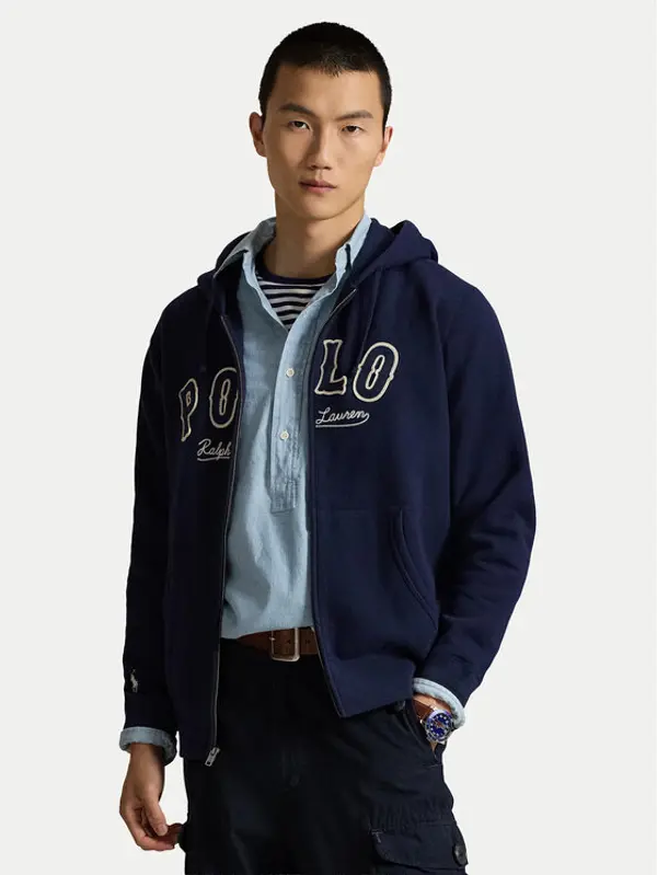 Polo Ralph Lauren Polo Ralph Lauren Majica dugih rukava 710P04874001 Tamnoplava Regular Fit