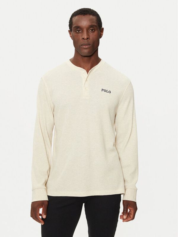 Polo Ralph Lauren Polo Ralph Lauren Majica dugih rukava 714950609005 Écru Slim Fit