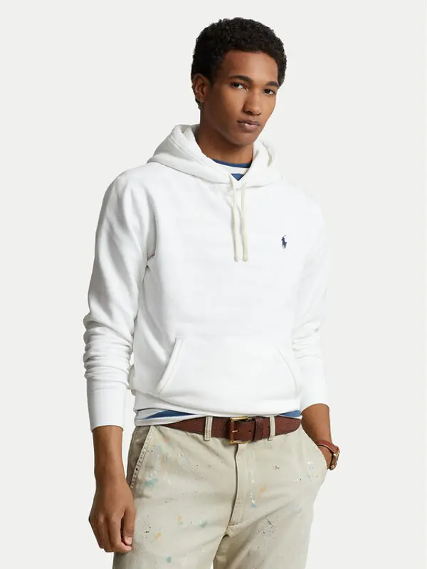 Polo Ralph Lauren Polo Ralph Lauren Majica dugih rukava Fleece 710766778009 Bijela Regular Fit