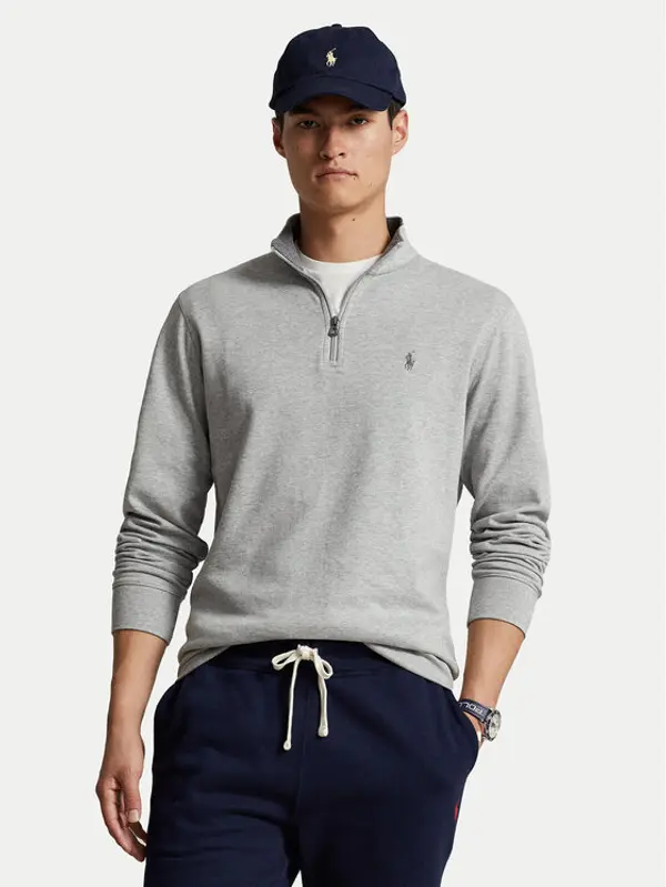Polo Ralph Lauren Polo Ralph Lauren Majica dugih rukava Lsl 710812963002 Siva Regular Fit