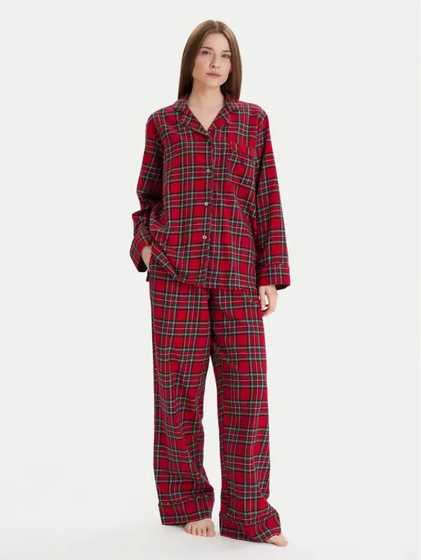 Polo Ralph Lauren Polo Ralph Lauren Pidžama 4P8043 Crvena Relaxed Fit