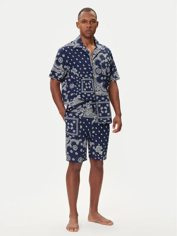 Polo Ralph Lauren Polo Ralph Lauren Pidžama 714899503019 Tamnoplava Regular Fit