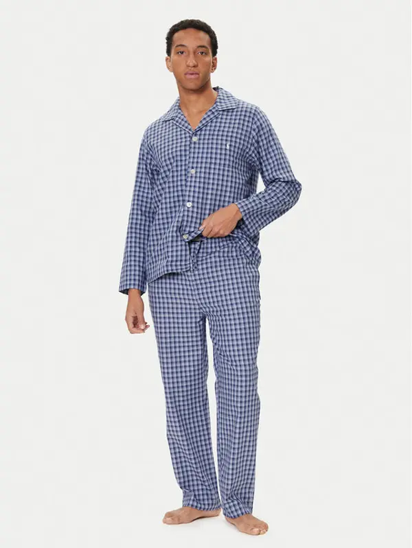 Polo Ralph Lauren Polo Ralph Lauren Pidžama 714899627012 Plava Regular Fit