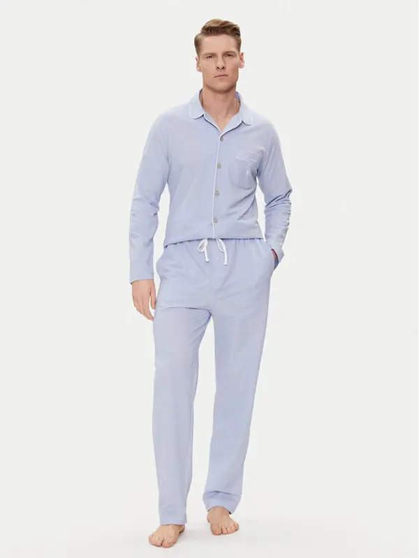 Polo Ralph Lauren Polo Ralph Lauren Pidžama 714931640001 Plava Regular Fit