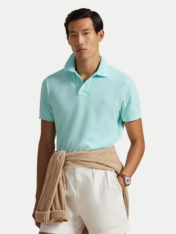 Polo Ralph Lauren Polo Ralph Lauren Polo 710536856500 Tirkizna Slim Fit