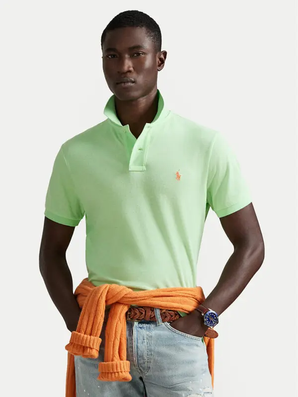 Polo Ralph Lauren Polo Ralph Lauren Polo 710536856502 Svijetlo zelena Slim Fit