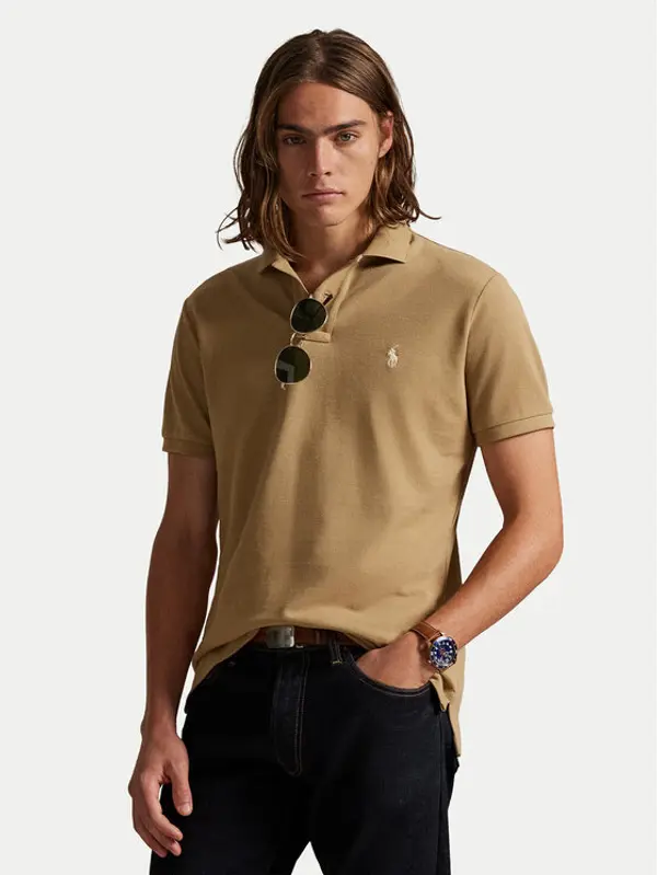 Polo Ralph Lauren Polo Ralph Lauren Polo 710680784332 Bež Custom Slim Fit