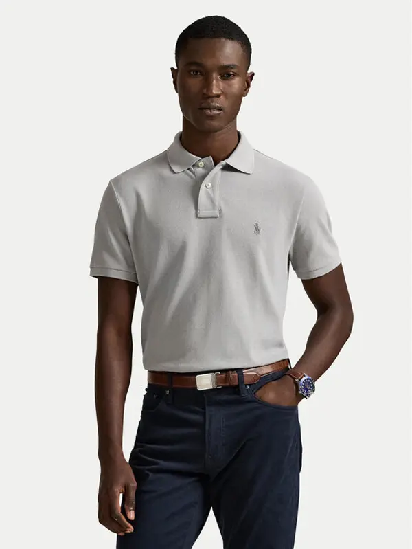 Polo Ralph Lauren Polo Ralph Lauren Polo 710680784466 Svijetlo siva Custom Slim Fit