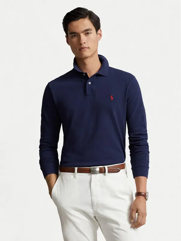 Polo Ralph Lauren Polo Ralph Lauren Polo 710680790046 Tamnoplava Custom Slim Fit
