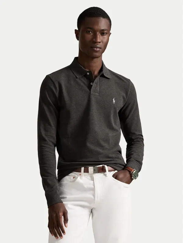 Polo Ralph Lauren Polo Ralph Lauren Polo 710680790147 Svijetlo siva Custom Slim Fit