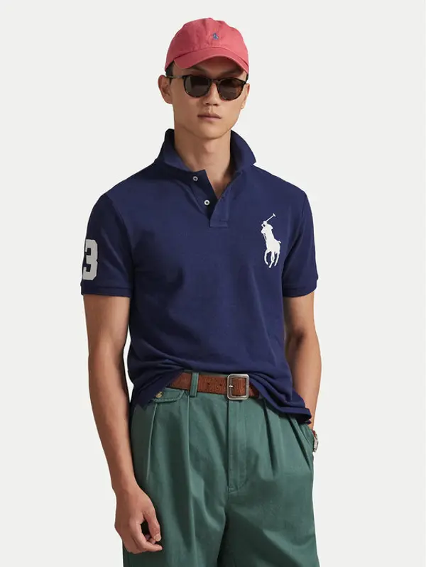 Polo Ralph Lauren Polo Ralph Lauren Polo 710688969004 Tamnoplava Custom Slim Fit