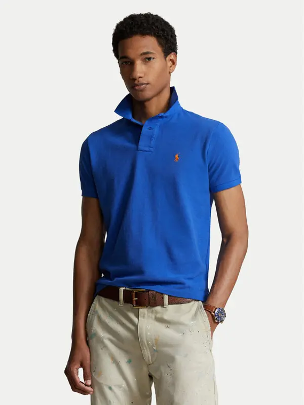 Polo Ralph Lauren Polo Ralph Lauren Polo 710782592011 Plava Custom Slim Fit