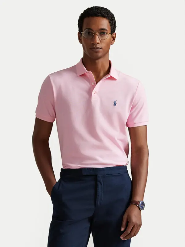 Polo Ralph Lauren Polo Ralph Lauren Polo 710941439502 Svijetlo roza Custom Slim Fit