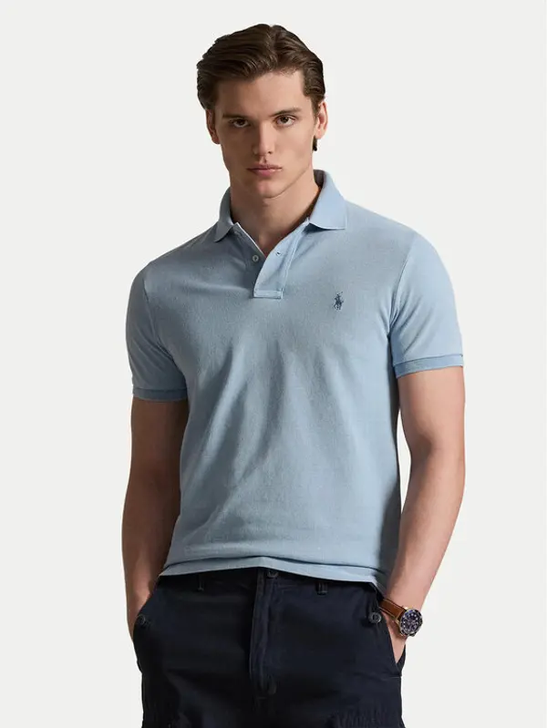 Polo Ralph Lauren Polo Ralph Lauren Polo 710970582001 Svijetlo plava Custom Slim Fit