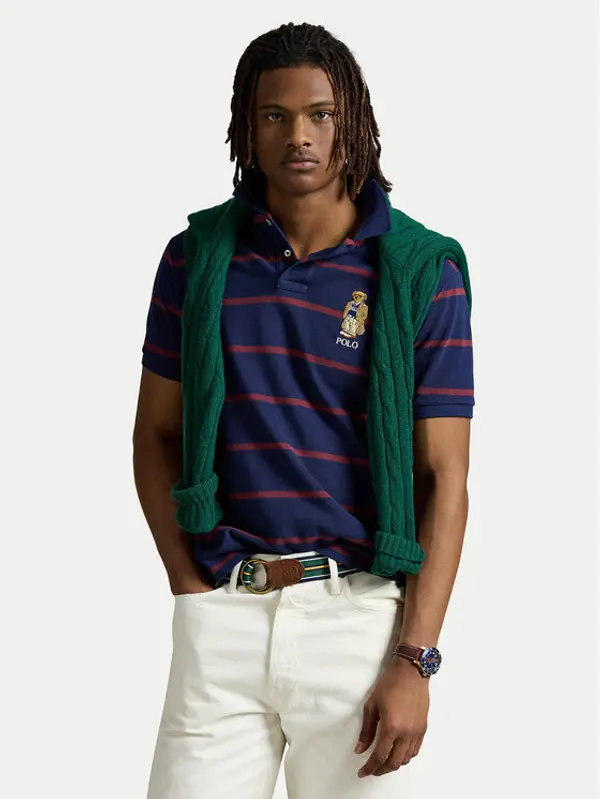 Polo Ralph Lauren Polo Ralph Lauren Polo 710971839001 Tamnoplava Custom Slim Fit