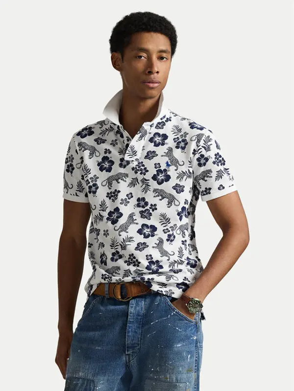 Polo Ralph Lauren Polo Ralph Lauren Polo 710B13541001 Bijela Slim Fit