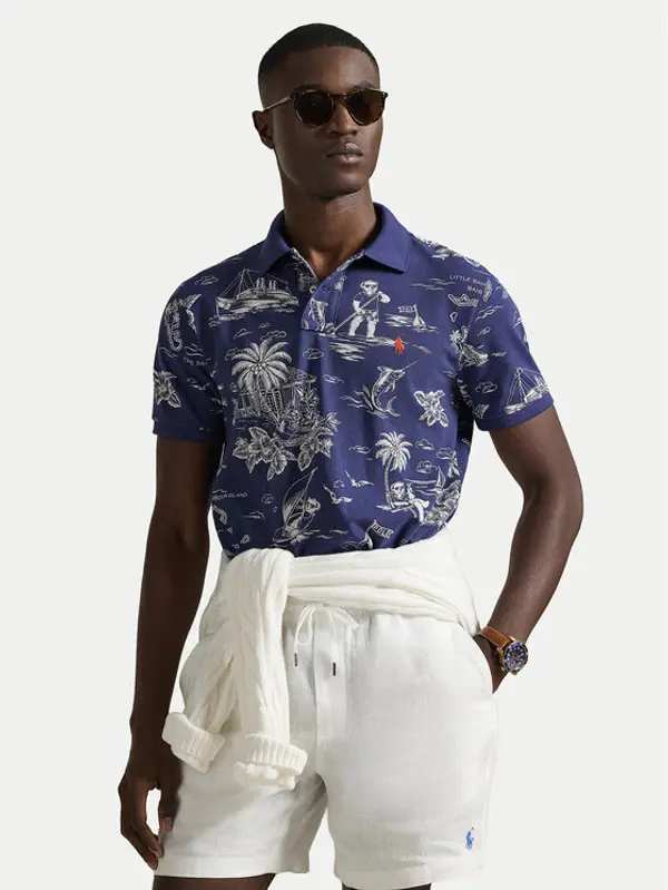 Polo Ralph Lauren Polo Ralph Lauren Polo 710B13971001 Tamnoplava Slim Fit