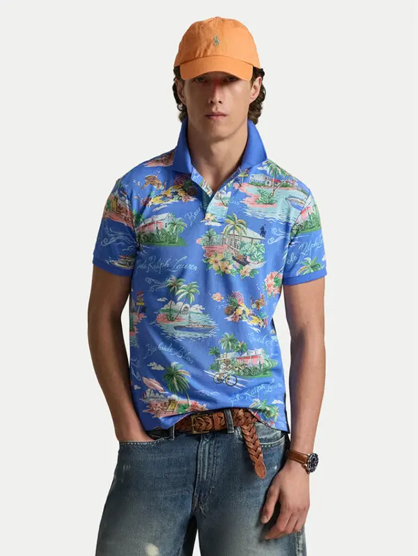 Polo Ralph Lauren Polo Ralph Lauren Polo 710B14509001 Plava Slim Fit