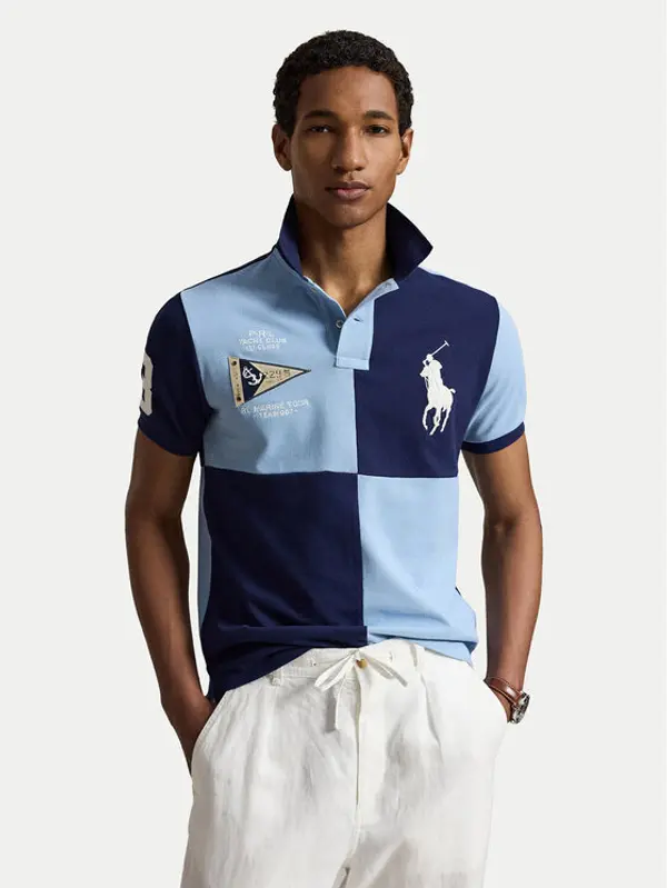 Polo Ralph Lauren Polo Ralph Lauren Polo 710B21927001 Tamnoplava Custom Slim Fit