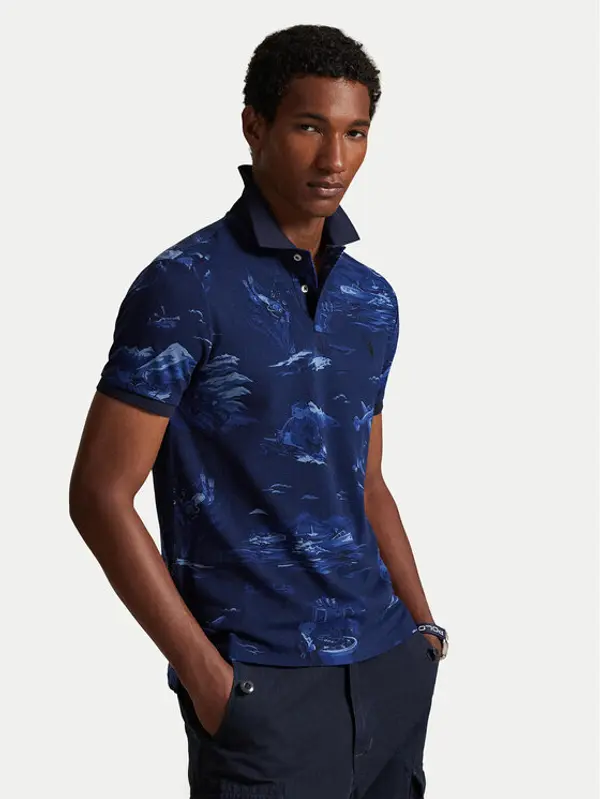 Polo Ralph Lauren Polo Ralph Lauren Polo 710P04012001 Tamnoplava Custom Slim Fit