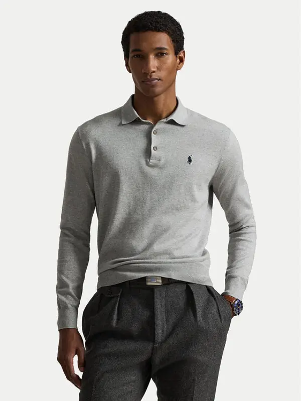 Polo Ralph Lauren Polo Ralph Lauren Polo 710P04446002 Svijetlo siva Regular Fit