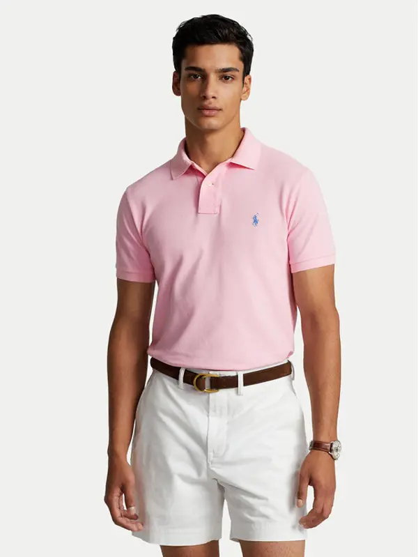 Polo Ralph Lauren Polo Ralph Lauren Polo Core Replen 710782592 Ružičasta Custom Slim Fit