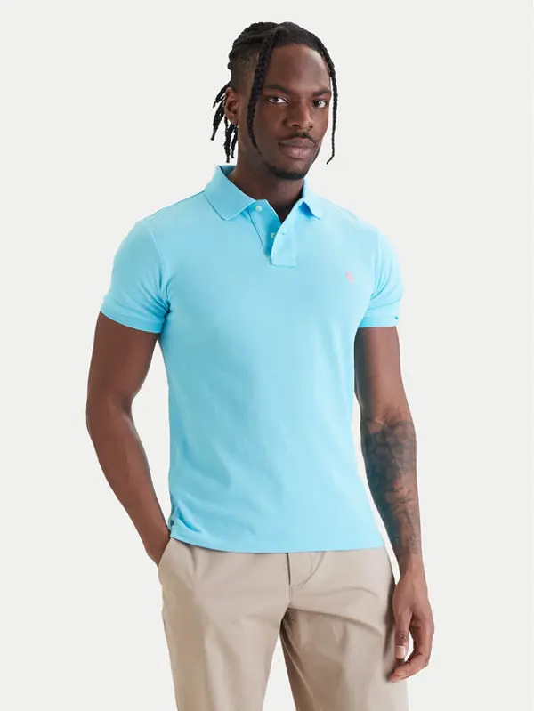 Polo Ralph Lauren Polo Ralph Lauren Polo Core Replen 710795080 Plava Slim Fit