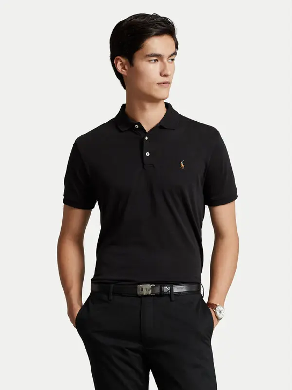 Polo Ralph Lauren Polo Ralph Lauren Polo Ssl 710713130001 Crna Slim Fit